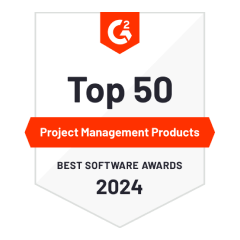 Award Badge G2 Top 50 Pmp 2024