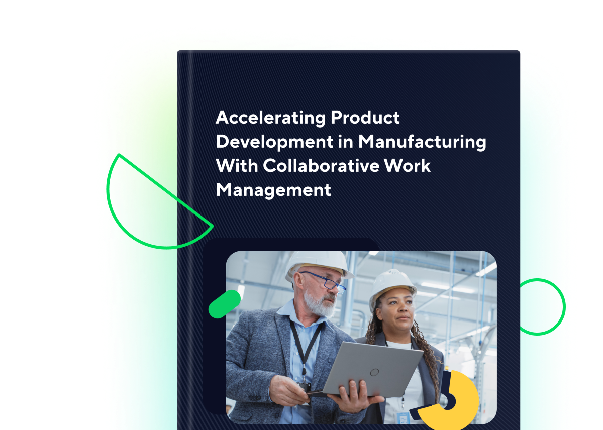 Accelerating Product Development in Manufacturing ebook cover.