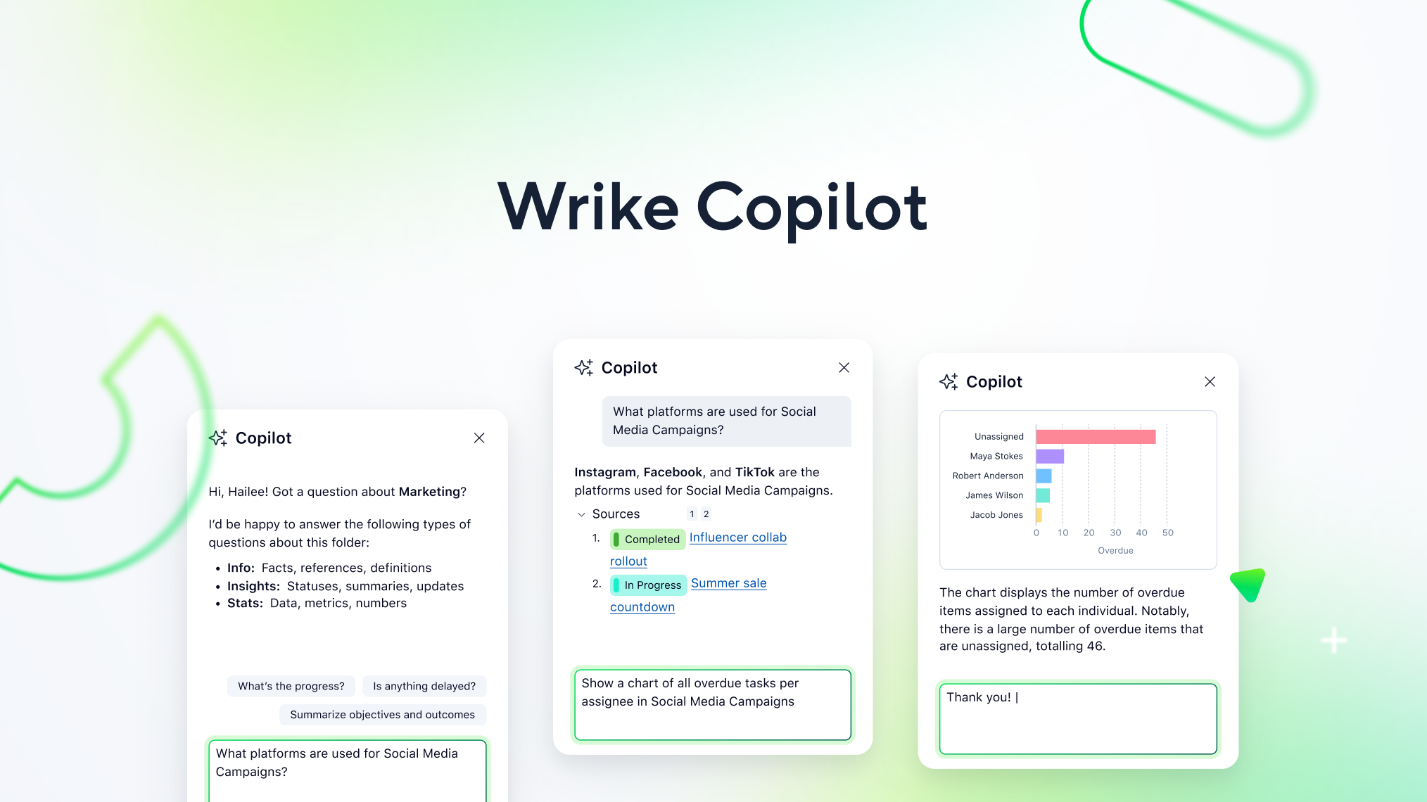 Wrike AI video cover with play icon.