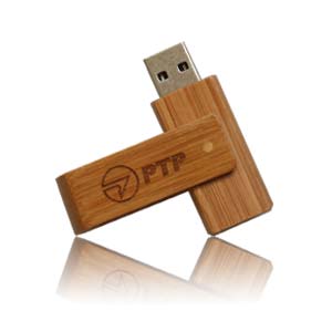 Wood Spin USB Flash Drive, Wood Spin Memory Stick